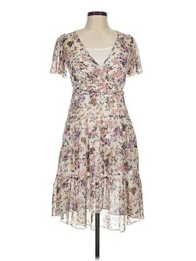 Pre-owned Assorted Brands Cocktail Dress In Ivory