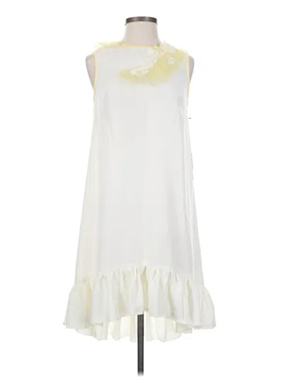 Pre-owned Assorted Brands Cocktail Dress In Ivory
