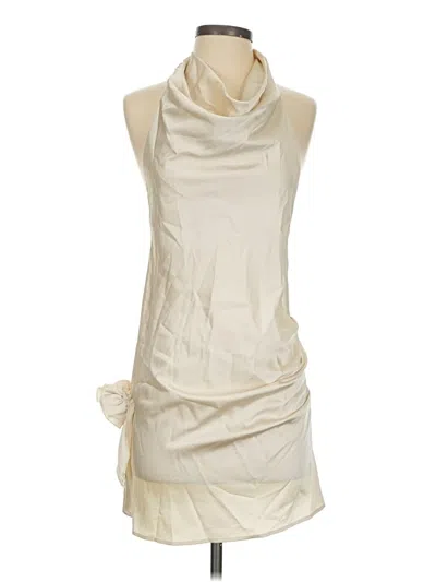 Pre-owned Assorted Brands Cocktail Dress In Ivory