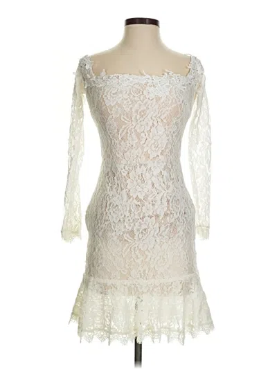 Pre-owned Assorted Brands Cocktail Dress In Ivory