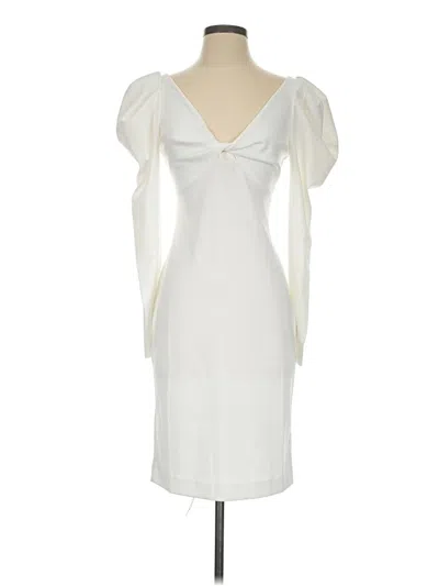 Pre-owned Assorted Brands Cocktail Dress In Ivory