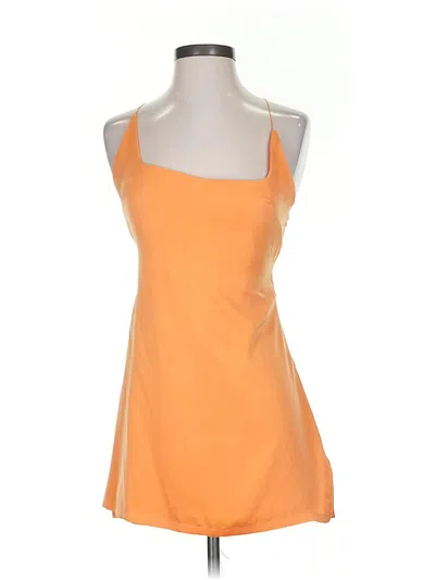 Pre-owned Assorted Brands Cocktail Dress In Orange