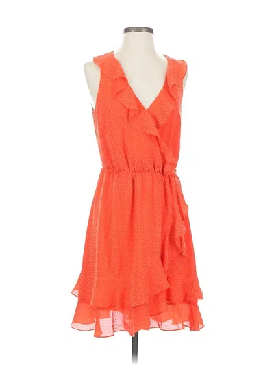 Pre-owned Assorted Brands Cocktail Dress In Orange
