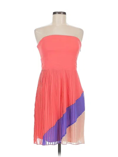 Pre-owned Assorted Brands Cocktail Dress In Orange