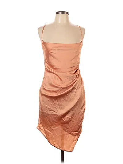 Pre-owned Assorted Brands Cocktail Dress In Orange