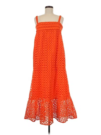 Pre-owned Assorted Brands Cocktail Dress In Orange