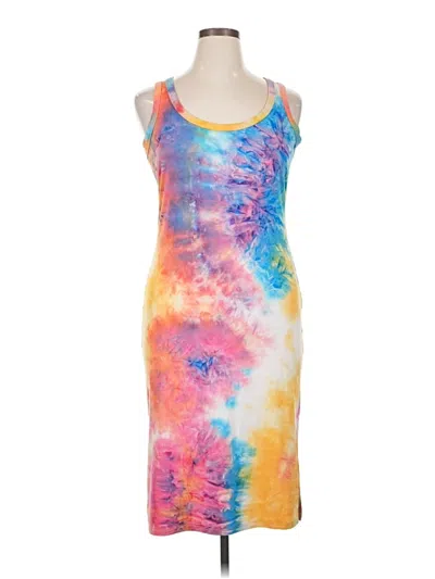 Pre-owned Assorted Brands Cocktail Dress In Orange