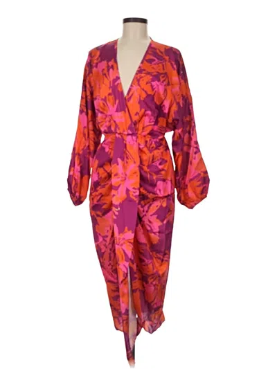 Pre-owned Assorted Brands Cocktail Dress In Orange