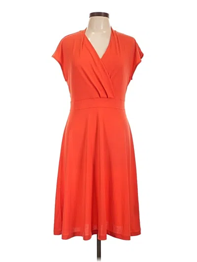 Pre-owned Assorted Brands Cocktail Dress In Orange