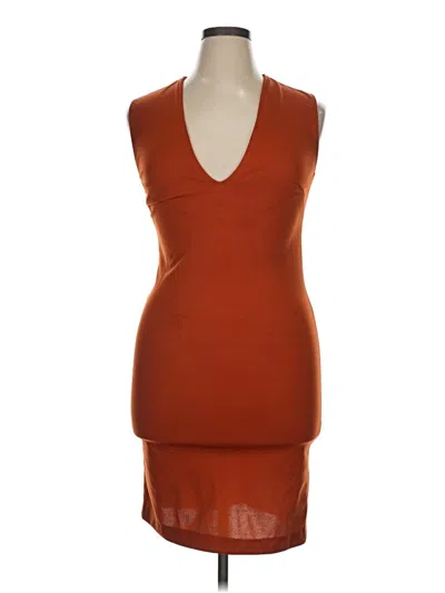 Pre-owned Assorted Brands Cocktail Dress In Orange