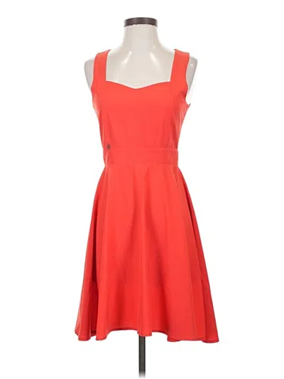 Pre-owned Assorted Brands Cocktail Dress In Orange