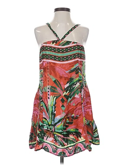 Pre-owned Assorted Brands Cocktail Dress In Orange