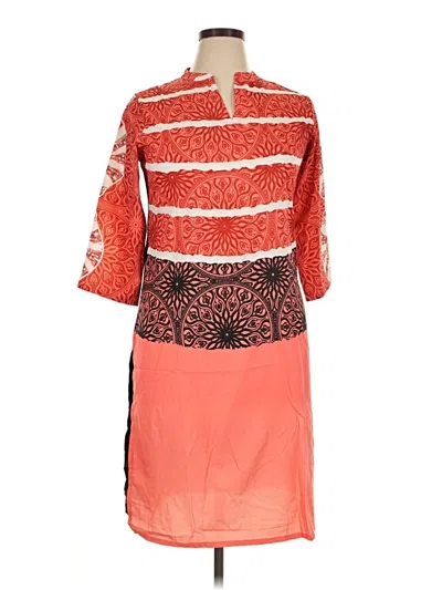 Pre-owned Assorted Brands Cocktail Dress In Orange