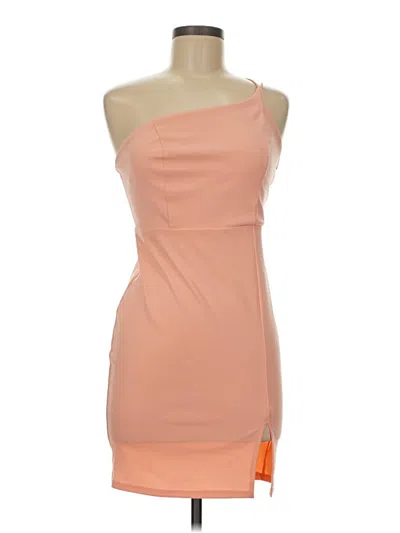 Pre-owned Assorted Brands Cocktail Dress In Orange