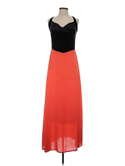 Pre-owned Assorted Brands Cocktail Dress In Orange