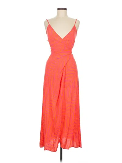 Pre-owned Assorted Brands Cocktail Dress In Orange