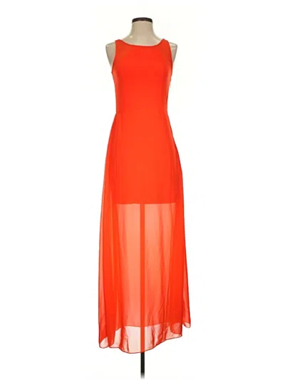 Pre-owned Assorted Brands Cocktail Dress In Orange