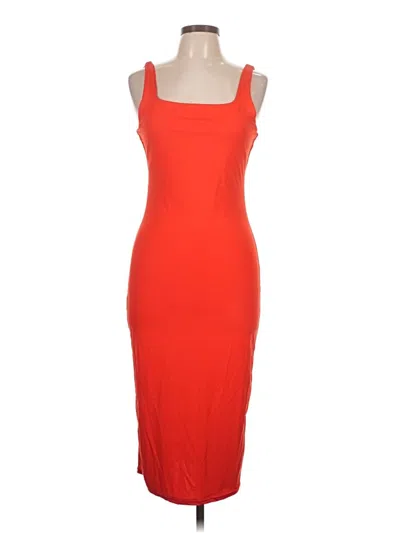 Pre-owned Assorted Brands Cocktail Dress In Orange