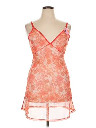 Pre-owned Assorted Brands Cocktail Dress In Orange