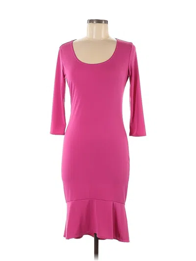 Pre-owned Assorted Brands Cocktail Dress In Pink