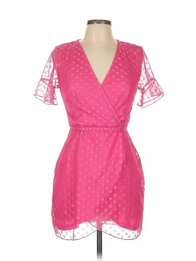Pre-owned Assorted Brands Cocktail Dress In Pink