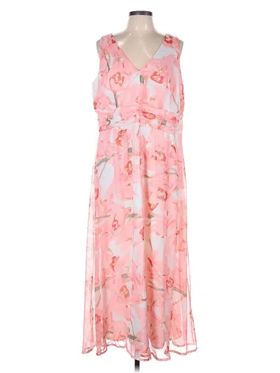 Pre-owned Assorted Brands Cocktail Dress In Pink