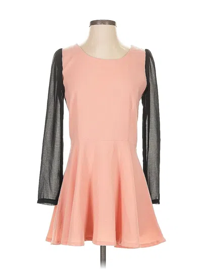 Pre-owned Assorted Brands Cocktail Dress In Pink