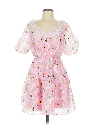 Pre-owned Assorted Brands Cocktail Dress In Pink