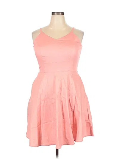 Pre-owned Assorted Brands Cocktail Dress In Pink