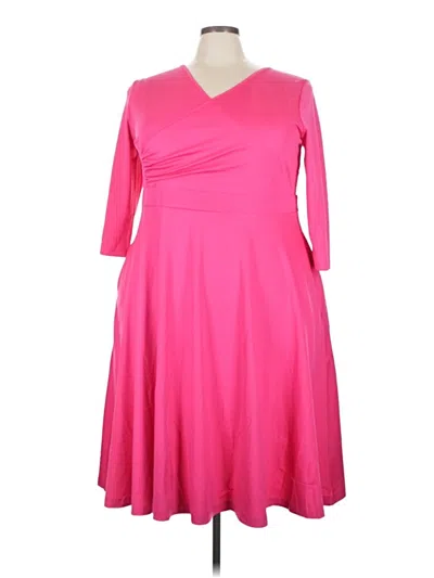 Pre-owned Assorted Brands Cocktail Dress In Pink