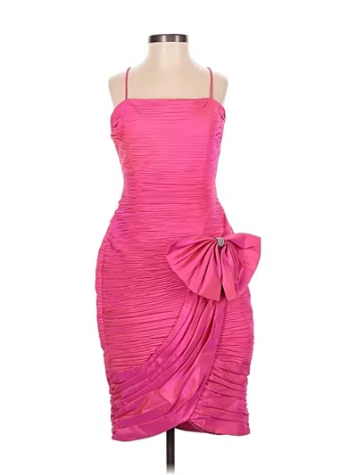 Pre-owned Assorted Brands Cocktail Dress In Pink