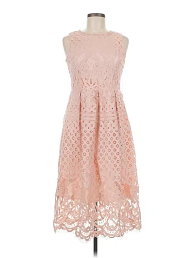 Pre-owned Assorted Brands Cocktail Dress In Pink