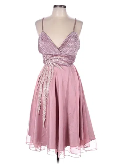Pre-owned Assorted Brands Cocktail Dress In Pink