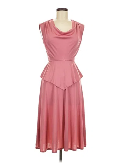 Pre-owned Assorted Brands Cocktail Dress In Pink