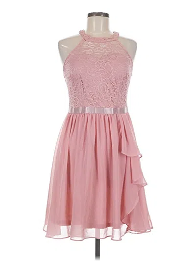 Pre-owned Assorted Brands Cocktail Dress In Pink