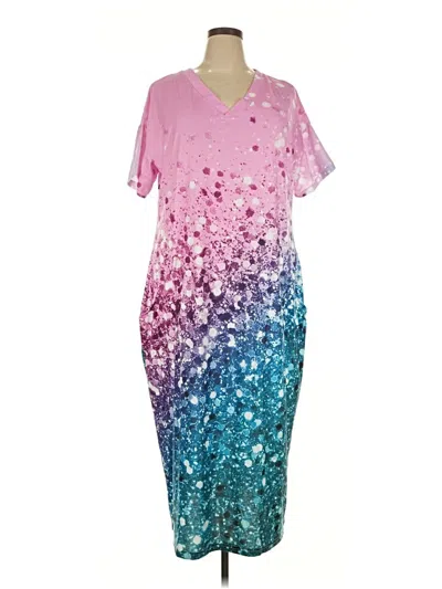 Pre-owned Assorted Brands Cocktail Dress In Pink