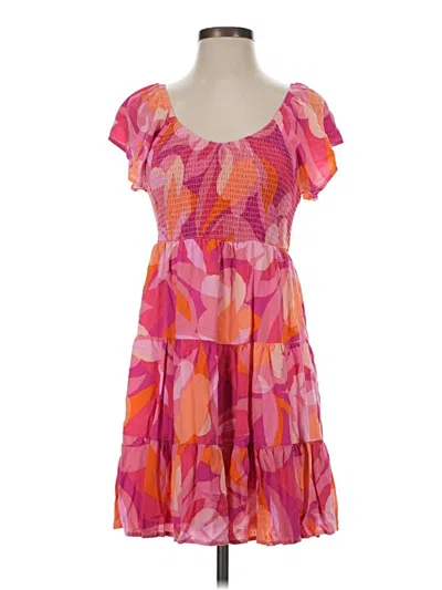 Pre-owned Assorted Brands Cocktail Dress In Pink
