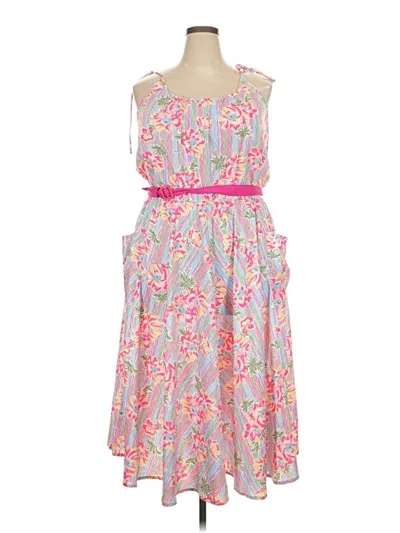Pre-owned Assorted Brands Cocktail Dress In Pink