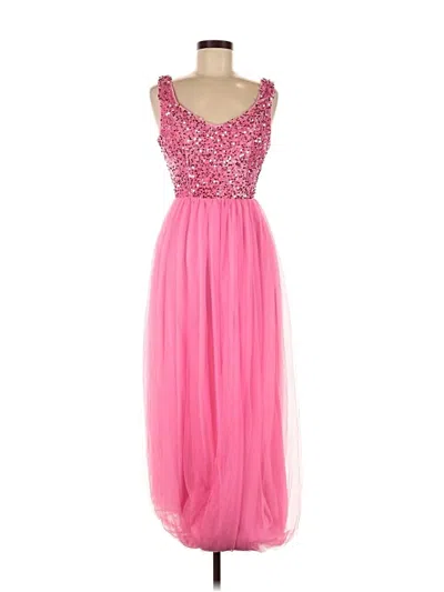 Pre-owned Assorted Brands Cocktail Dress In Pink