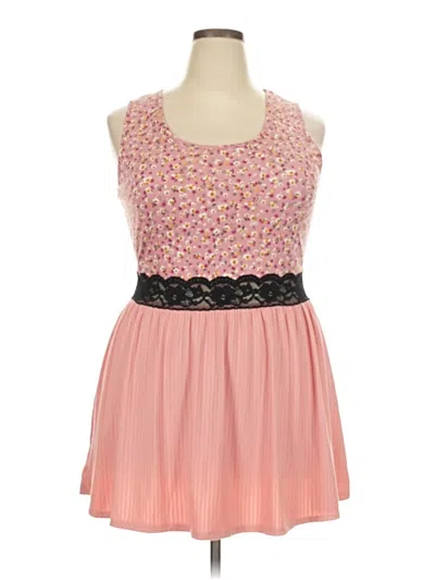Pre-owned Assorted Brands Cocktail Dress In Pink