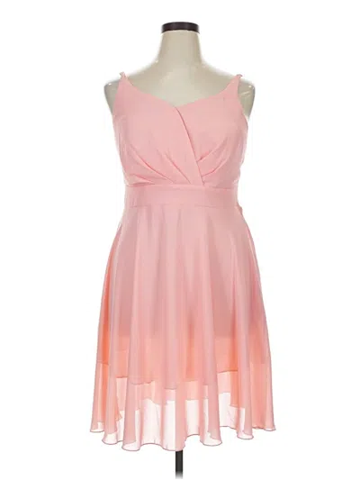 Pre-owned Assorted Brands Cocktail Dress In Pink