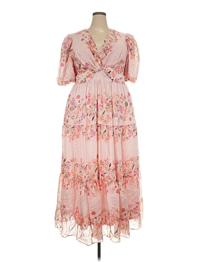 Pre-owned Assorted Brands Cocktail Dress In Pink