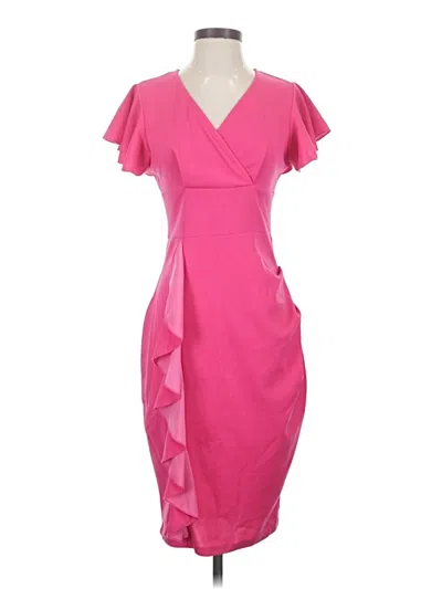 Pre-owned Assorted Brands Cocktail Dress In Pink
