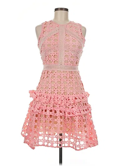 Pre-owned Assorted Brands Cocktail Dress In Pink