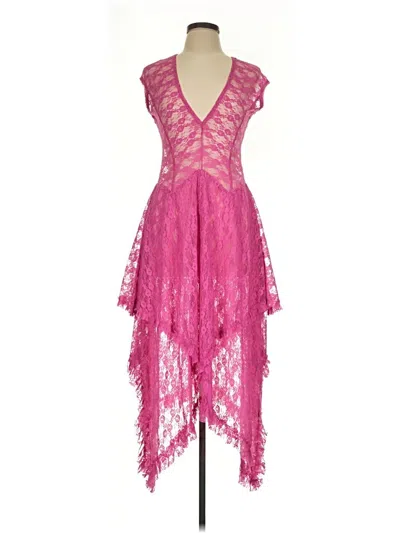 Pre-owned Assorted Brands Cocktail Dress In Pink