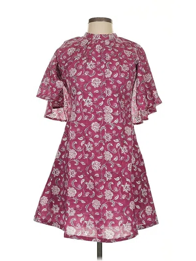 Pre-owned Assorted Brands Cocktail Dress In Purple