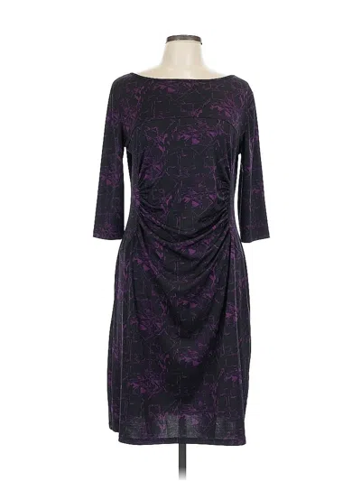 Pre-owned Assorted Brands Cocktail Dress In Purple