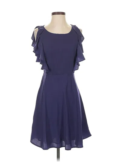 Pre-owned Assorted Brands Cocktail Dress In Purple