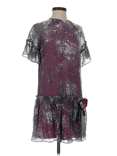 Pre-owned Assorted Brands Cocktail Dress In Purple