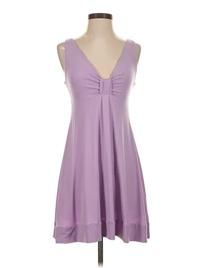 Pre-owned Assorted Brands Cocktail Dress In Purple